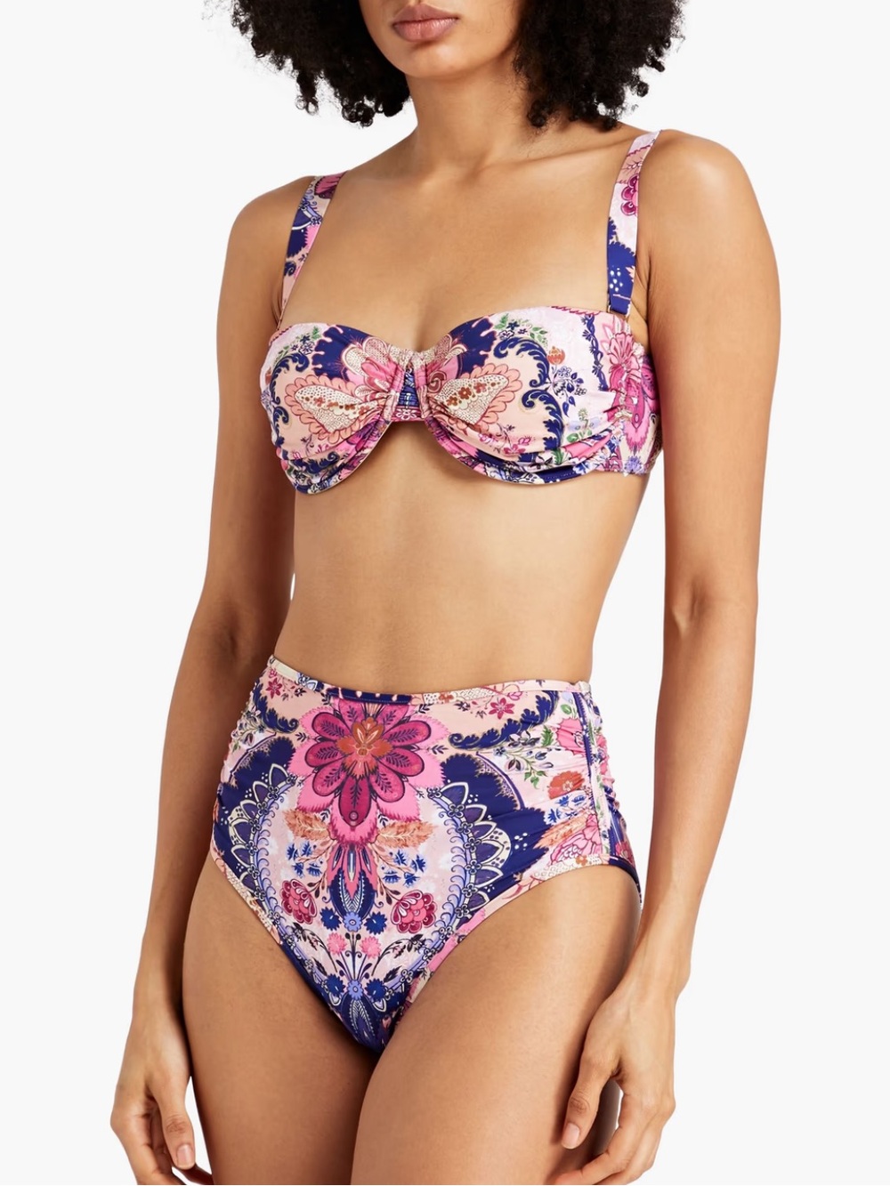 ZIMMERMAN Laurel Ruched Floral Bikini Set 4